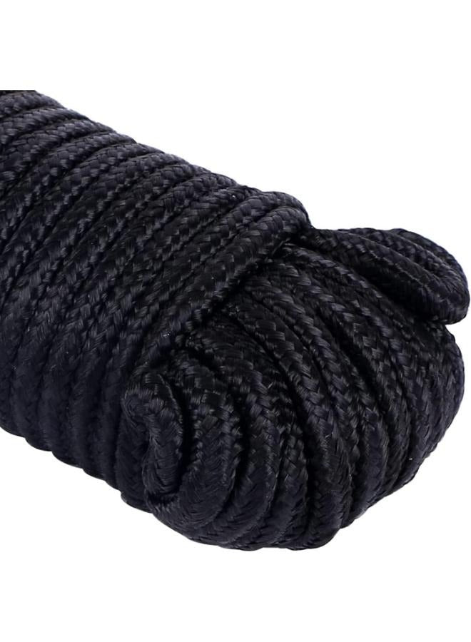5M Soft Cotton Rope Cord Thick Cotton Cord All Purpose Soft Rope Twisted Cotton Knot Tying Rope for DIY Craft Projects Hanging Bundling Rope