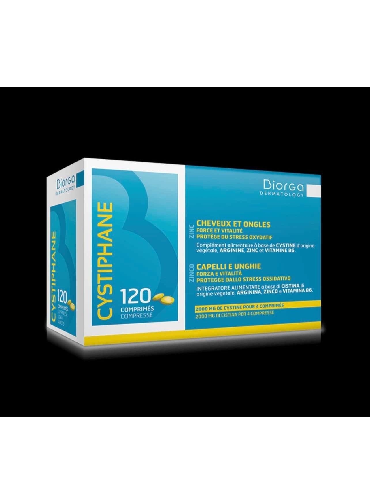 Biorga Cystiphane Hair and Nails Supplement 120 Tablets