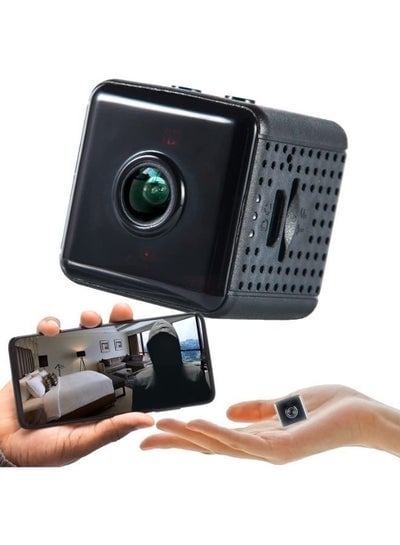 Wireless Mini WiFi Security Camera, Small Camera HD 1080P with App, Nanny Cam with Live Video and Video Recorder, Mini Camera with Motion Detection Night Vision for Home and Office Surveillance.