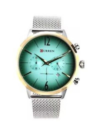 Men's 8313 Water Resistant Stainless Steel Analog Watch - Silver
