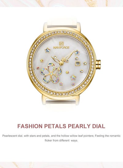 NAVIFORCE Luxury Women Watch Fashion Stainless Steel Waterproof Bracelet Wrist Watches with Date NF5016