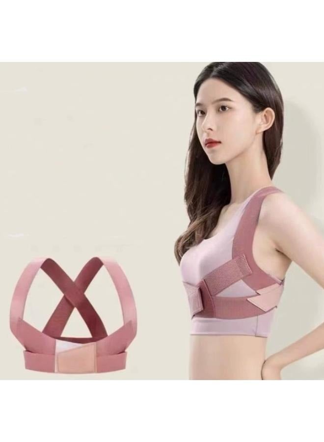 Posture Corrector for Women Back Lumbar Brace Trainer Invisible Shoulder Correction Straps Upper Clavicle Chest Support Belt