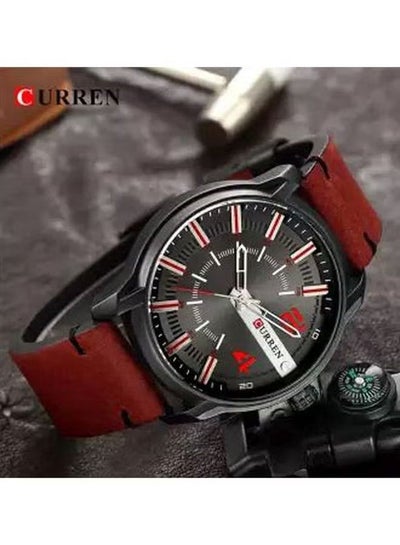 Men's 8306 Water Resistant Analog Watch - 47 mm - Red