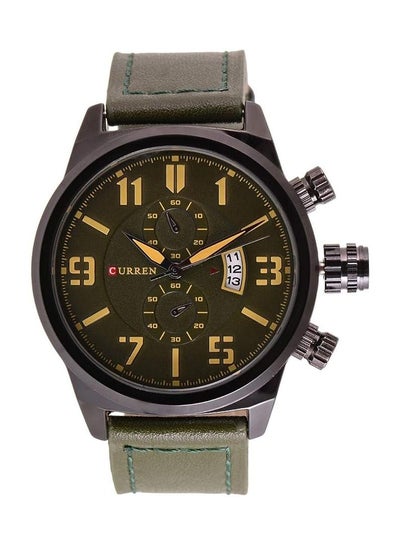 CURREN 8200 Men's Water Resistant Analog Watch - Brown