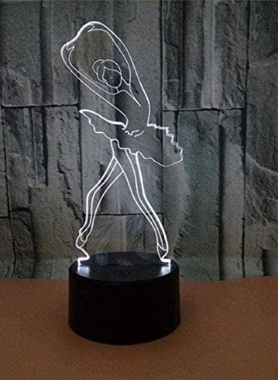 Anime Light Ballet Dancer 3D Light Night Illusion Art Night Light LED Ballet Table lamp Home Lighting Decoration Friend Gift