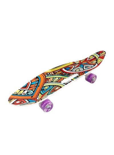 Skateboard with Colorful LED Light-Up Wheels for Teen Boys and Girls