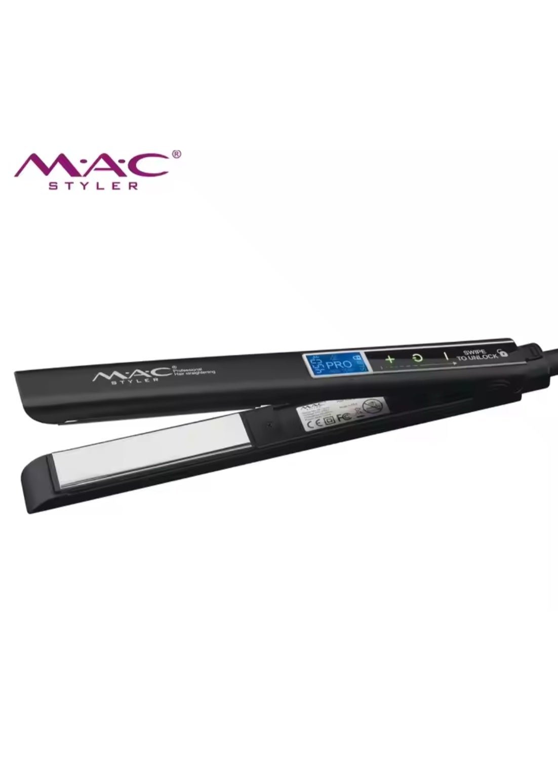 Mac Styler LCD Screen Hair Straightener Flat Iron