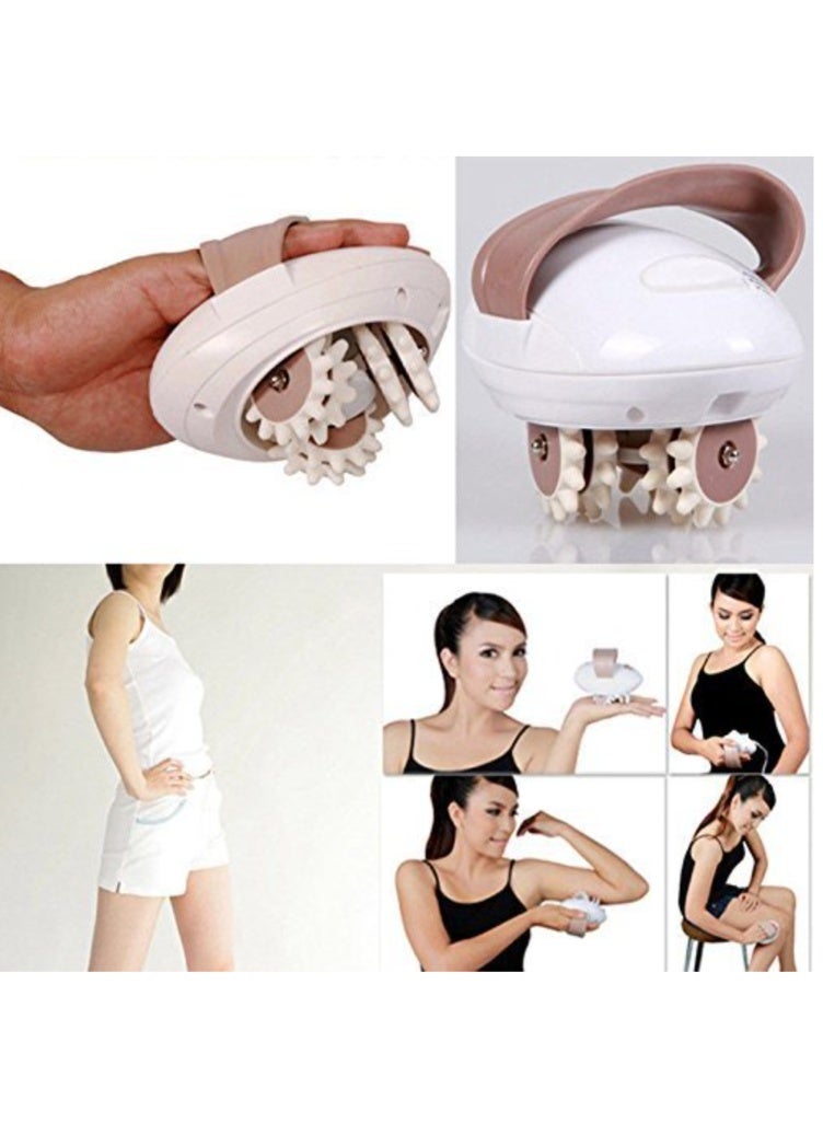3D Electric Mini Massager, Anti Cellulite Handle Hero Massager 360 Rotate, For Face, Arm, Hand, Neck, Foot and Body