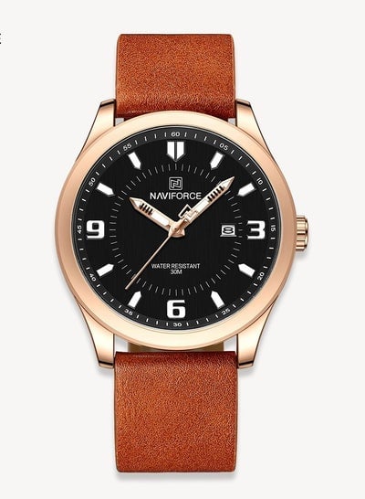 New NAVIFORCE Design 2022 Men's Sports Leather Quartz Watches Waterproof Luxury High Quality Male Watch Reloj Hombre