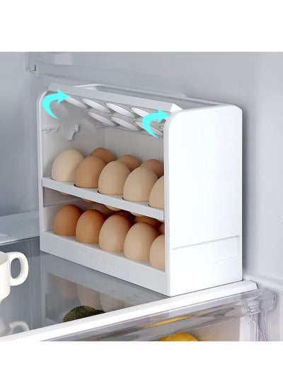 3-Layers Egg Holder 30 Count Space Saver