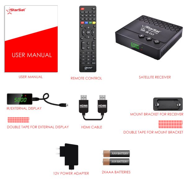 StarSat SR-4077HD Full HD Receiver