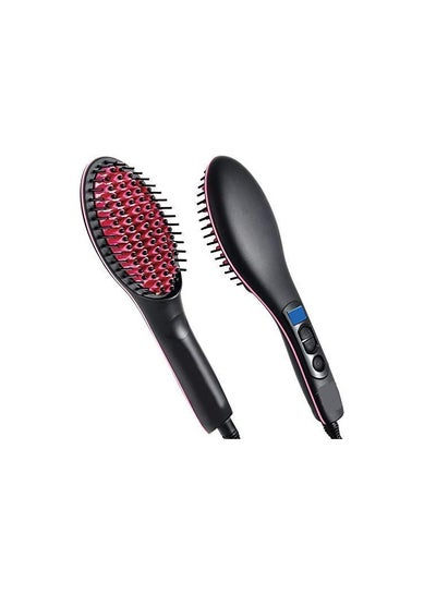 Hair Electric Comb Brush 3 in 1 Ceramic Fast Hair Straightener For Women's Hair Straightening Brush with LCD Screen, Temperature Control Display Hair Straightener