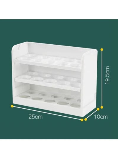 3-Layers Egg Holder 30 Count Space Saver