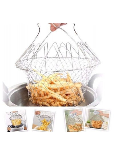Chef Basket 12 In 1 Kitchen Tool Deluxe Boiler, Steamer, Strainer & Frying