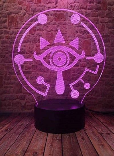 Action & Toy Figures  Flash Zelda Figure Modeling 3D Illusion LED Lamp Colorful Desk Sleeping Nightlight Japan Manga Cartoon action & toy figure
