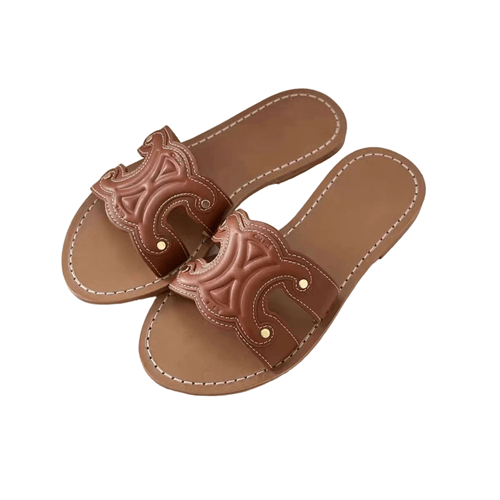 WOMEN-FLATS-DFMZ-7736 - 42, BROWN