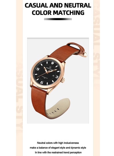 New NAVIFORCE Design 2022 Men's Sports Leather Quartz Watches Waterproof Luxury High Quality Male Watch Reloj Hombre