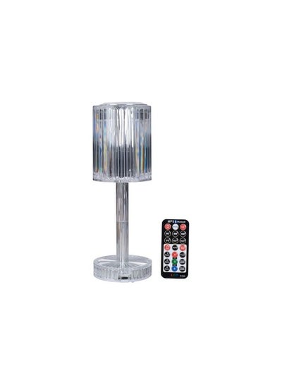 LED Bluetooth Speaker Crystal Lamp with Remote, Clear