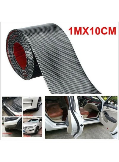 Car Sticker Carbon Fiber Rubber Door Entry Guards Scratch Cover Protector Paint Threshold Guard Car Bumper Door Guard/Rear Bumper Guard Scratch Scratch Protection Strip