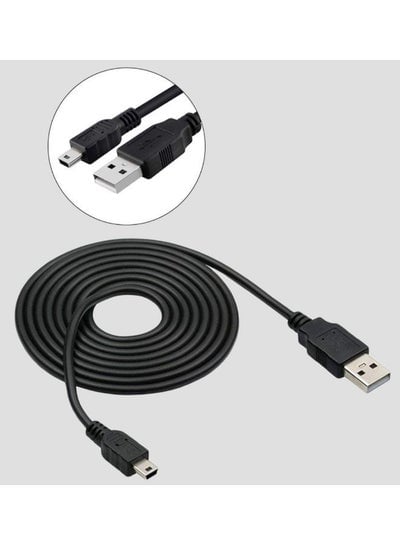 1M USB Charger Cable Compatible with PlayStation PS3/PS3 Slim SixAxis Controller Charging Cable for Digital Camera Hero3/4 USB Magnetic Ring Data Transfer Cable