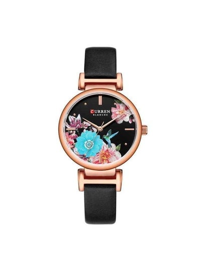 CURREN 9053 Women Quartz Watch Ladies Luxury Brand Leather Band Casual Clock Female