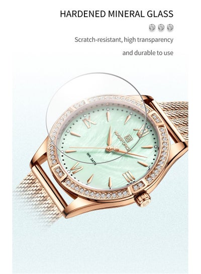 NAVIFORCE NF5028 Ladies Luxury Women Watches Fashion casual Diamond Female Quartz Wristwatches Ladies Gifts Clock Relogio Feminino