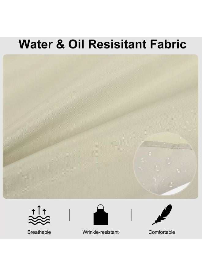 Oilproof Kitchen Smock Waterproof Catering Waiter Work Clothes Apron