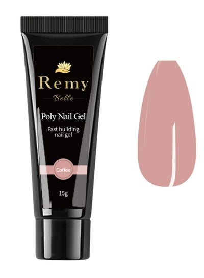 Poly Nail Gel Acrylic DIY Crystal Art Glue Quick Extension Builder (Coffee)