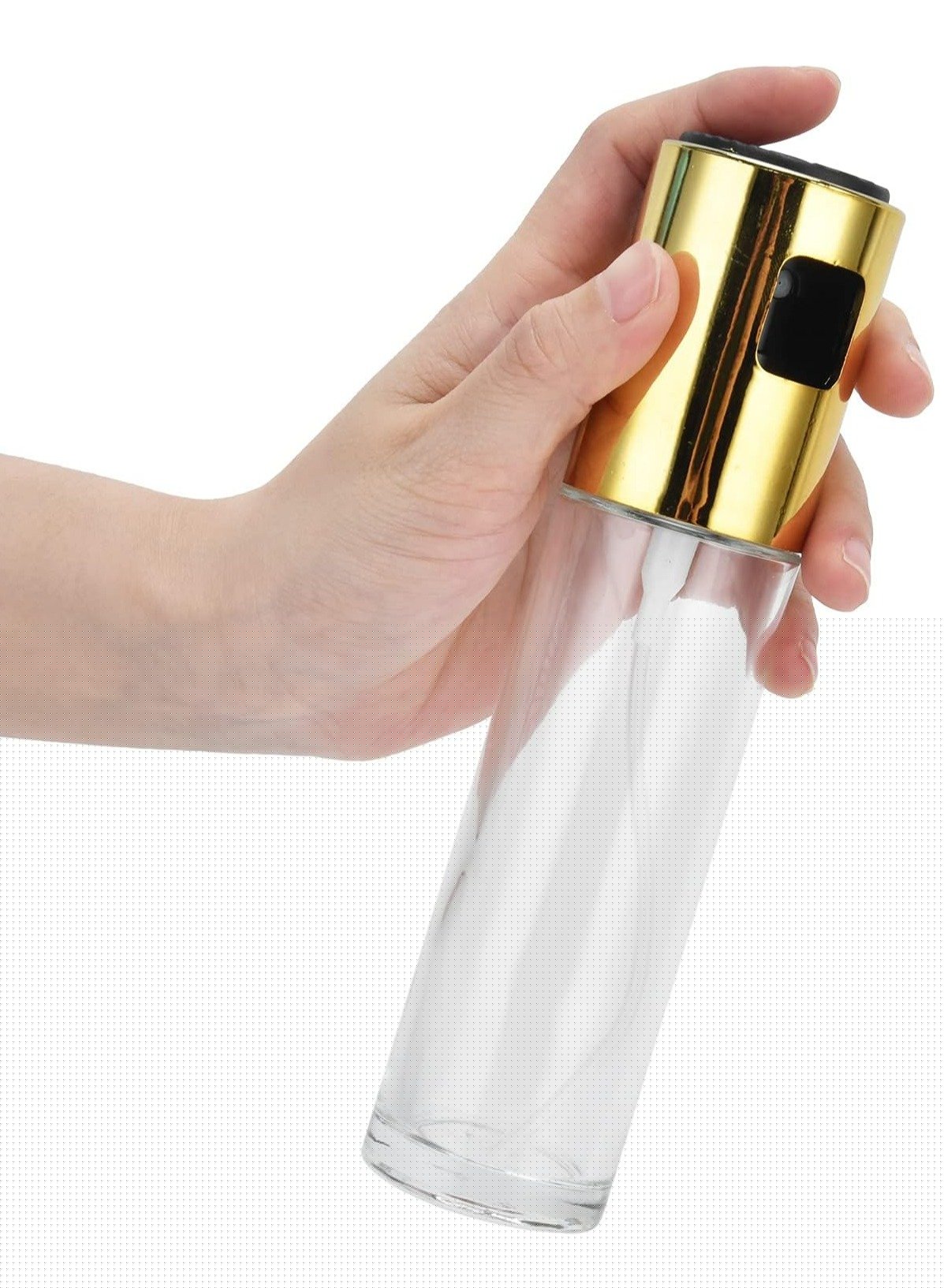 Spray Bottle, 100ml ABS Glass Olive Oil Sprayer Mister Dispenser Bottle for Cooking, Salad, BBQ, Kitchen Baking, Roasting