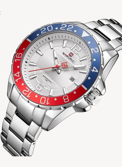 NAVIFORCE Men Luxury Watches Stainless Steel Calendar Waterproof Quartz Wristwatch NF9192