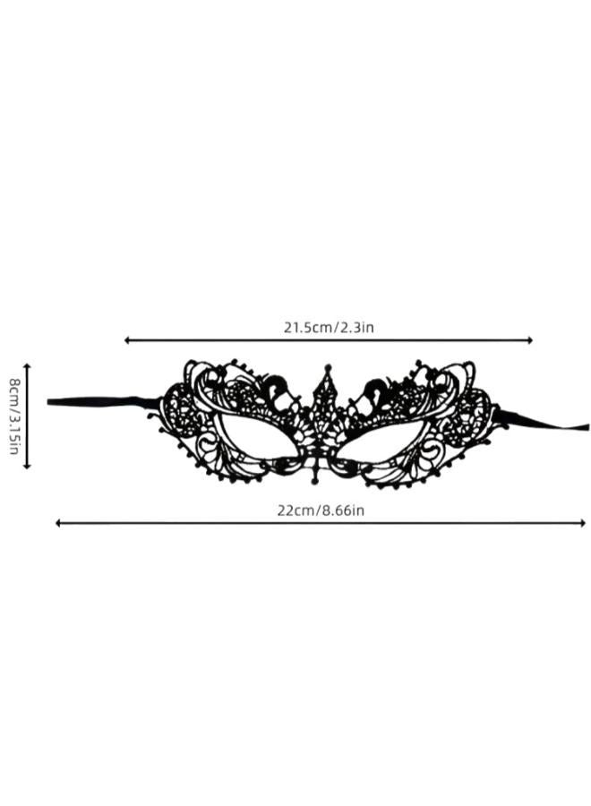 Women Masquerade Mask Lace Masquerade Party Decor No: 3026