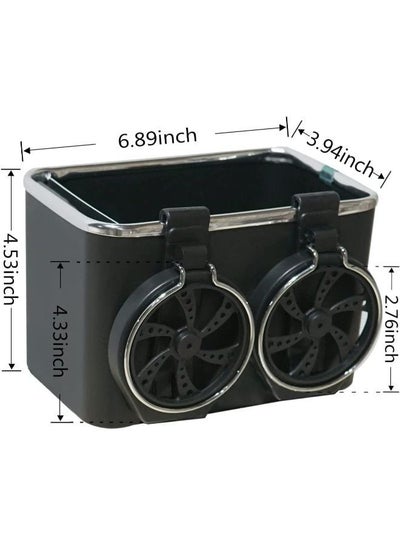 Vehicle-Mounted Tissue Coffee Cup Drink Holder Box Multifunctional Car Organizer for Cup and Bottles