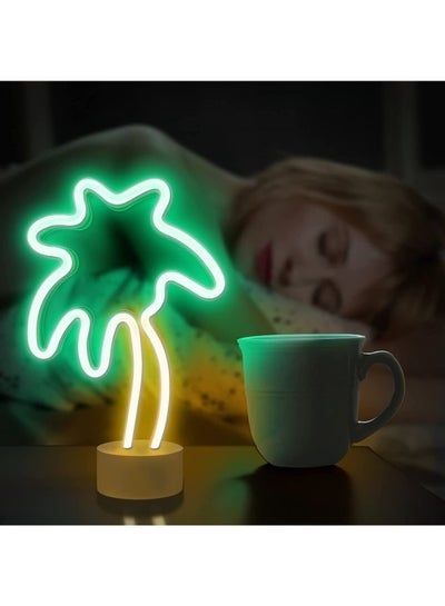 Tabletop Palm Tree Lamp for Bedroom