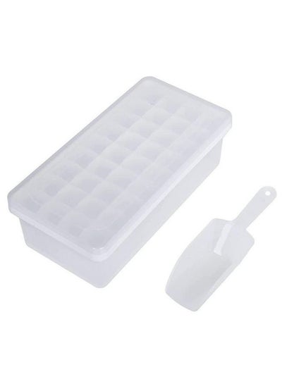 Container Ice Cube Tray with Shovel