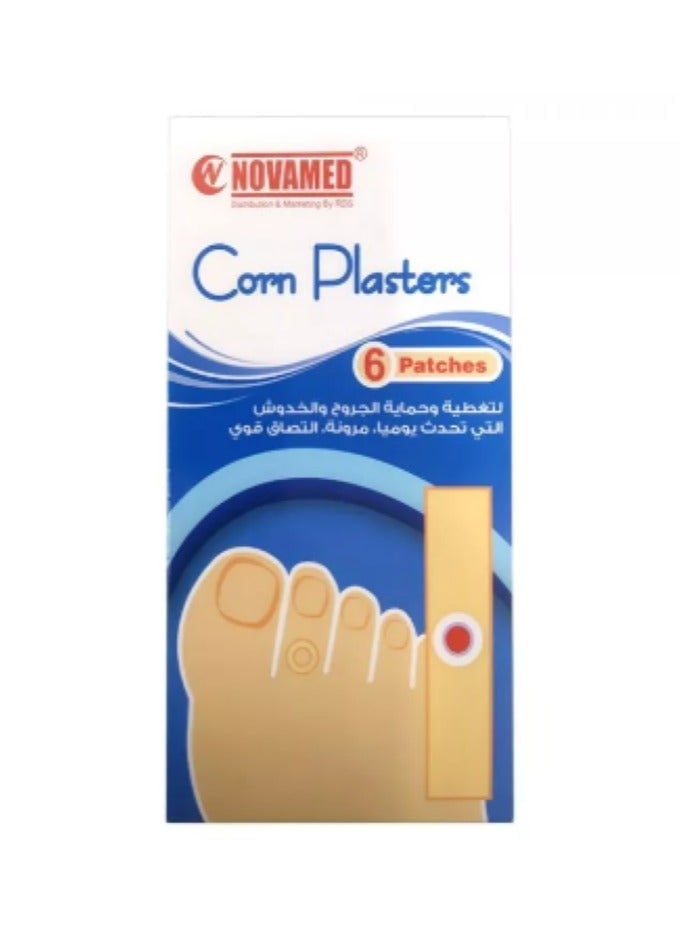 NOVAMED Corn Plasters Corn Removal 6 Patches