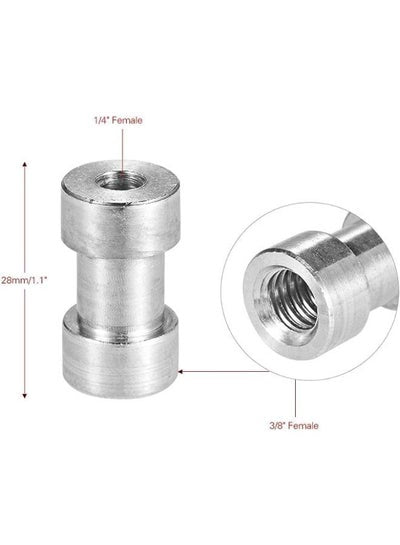 20 Pieces 1/4"-20 to 3/8"-16 Threaded Screw Adapter Converter Female Spigot Reducer Bushing Screw Mount Set for Camera Tripod Monopod Ball head Flash Light Stand Shoulder Rig
