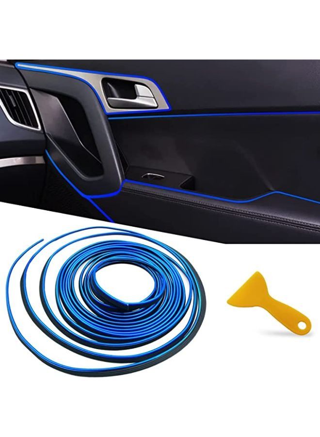 5M Car Interior Moulding Trim Strips, Automobile Exterior Decoration Moulding Trim Line, Dashboard Decorative DIY Flexible Strip