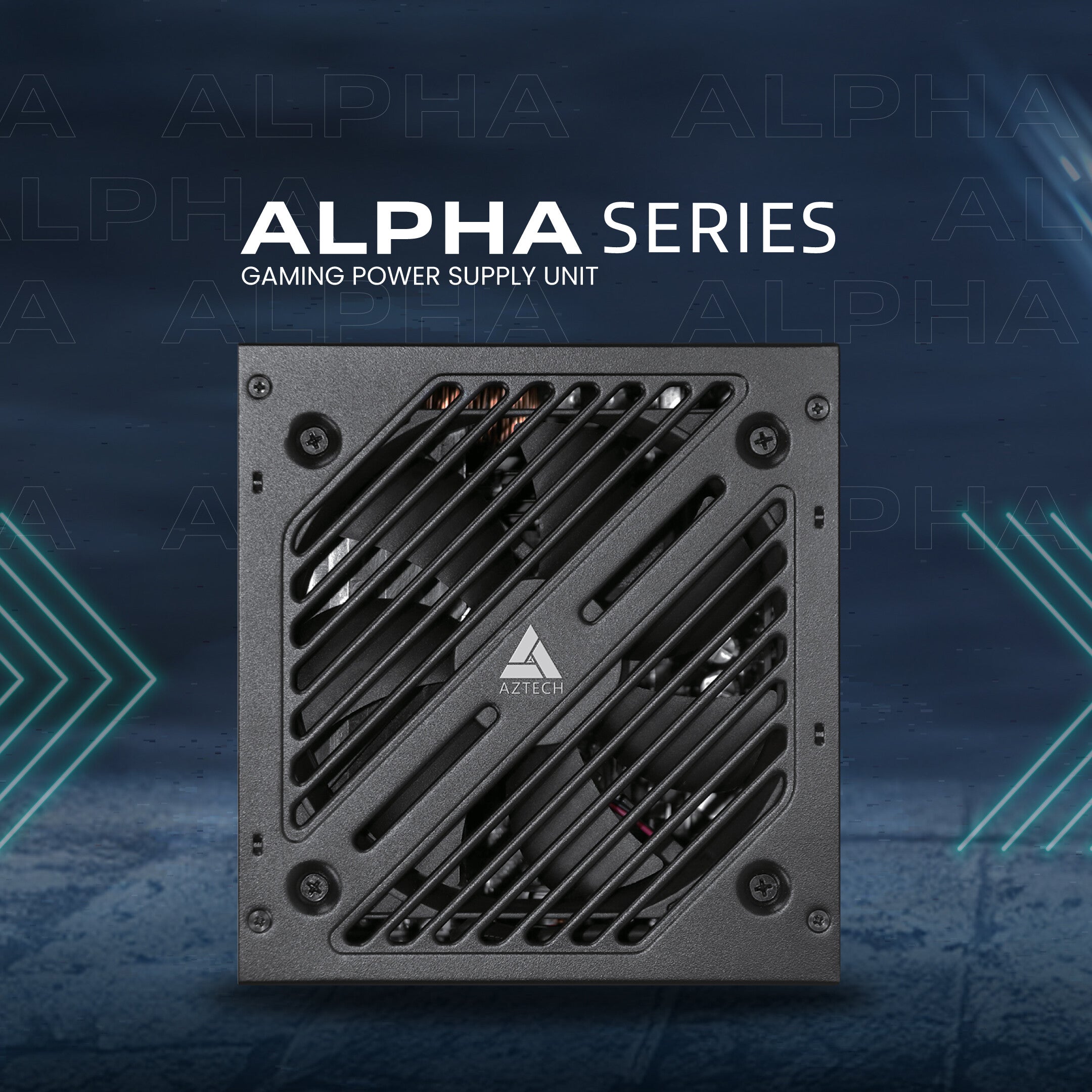 AZTECH PRIME 850W 80 Plus GOLD  ATX 3.1 & PCIe 5.1 Ready Fully Modular Power Supply Ultra‑Quiet Hybrid Fan PSU 120 mm, Japanese 100% 105 °C Caps, ZERO RPM Low noise Control RTX 40 PSU & Ryzen & Intel