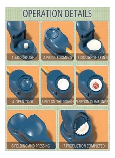 2 in 1 Dumpling Maker Double Head with Press Mould