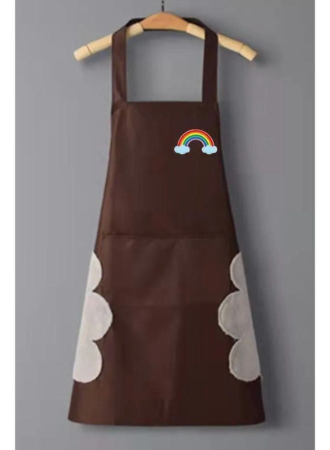 Oilproof Kitchen Smock Waterproof Catering Waiter Work Clothes Apron