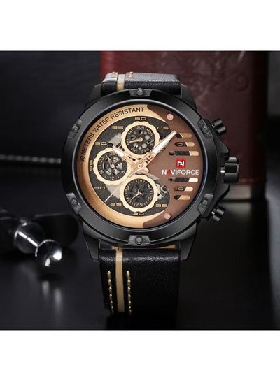 Men's NF9110 Men's Leather Chronograph Watch