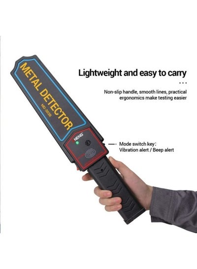 Handheld Metal Detector Portable Security Scanner Finder Wand Airport Scan Tool