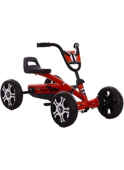 Four-wheeled Kart Baby Stroller Toy Racing Steering Wheel Design Seat