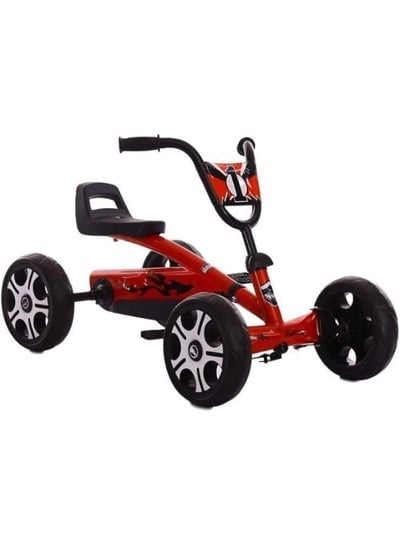 Four-wheeled Kart Baby Stroller Toy Racing Steering Wheel Design Seat