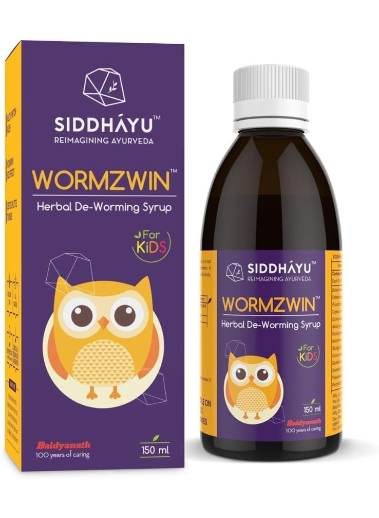 SIDDHAYU WORMZWIN SYRUP 150 ML