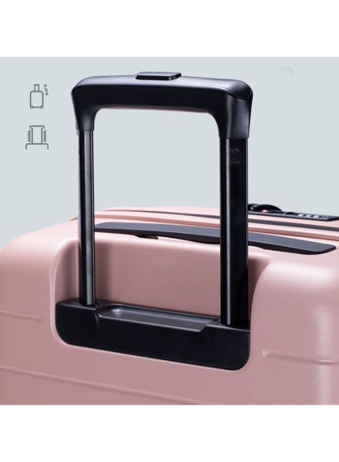 24inch Expandable Checked-in Durable Hardshell Trolley Luggage Suitcase with Spinner Wheels and TSA Lock