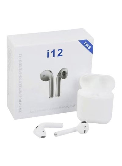 TWS i12 V5.0 Double earphones , Sports Wireless Bluetooth Headset for Apple iPhone, iPad, Android Phones and Tablets, Windows PC, Tablets and Smart Phones with Charging Case