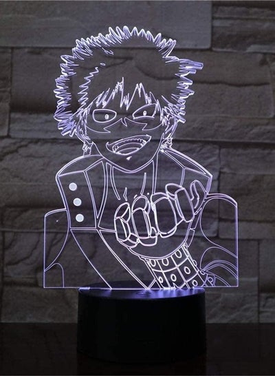 3D lamp My Hero Academia Animation 3D LED Night Lighting Bedroom Decoration Children s Lighting Table lamp Decoration Holiday Gifts