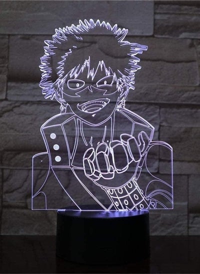 3D lamp My Hero Academia Animation 3D LED Night Lighting Bedroom Decoration Children s Lighting Table lamp Decoration Holiday Gifts