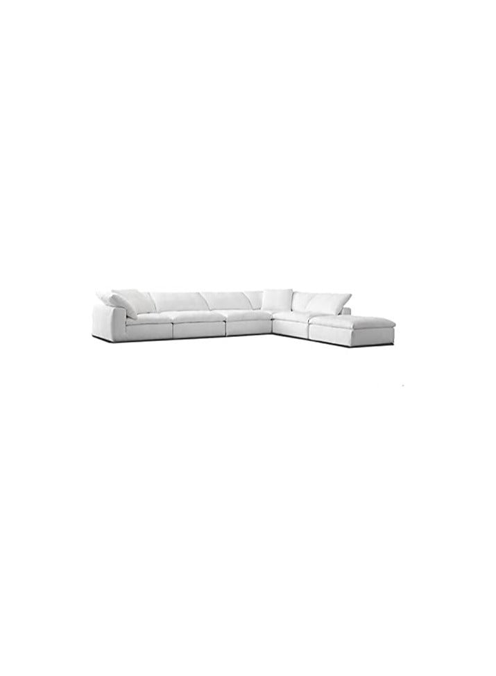 Fabric Sofa White Sofa Set Furniture Modern Chaise Modular Cloud Sofa